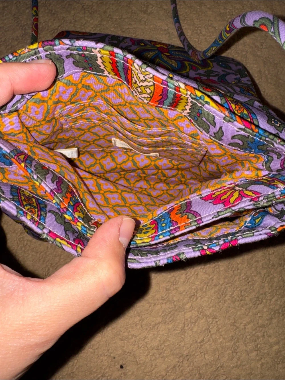 Vera Bradley purple floral